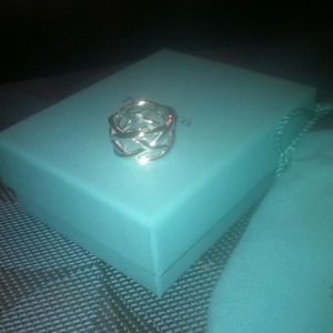 Tiffany & Co  authentic love knot ring!