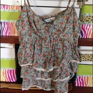 Floral tank top