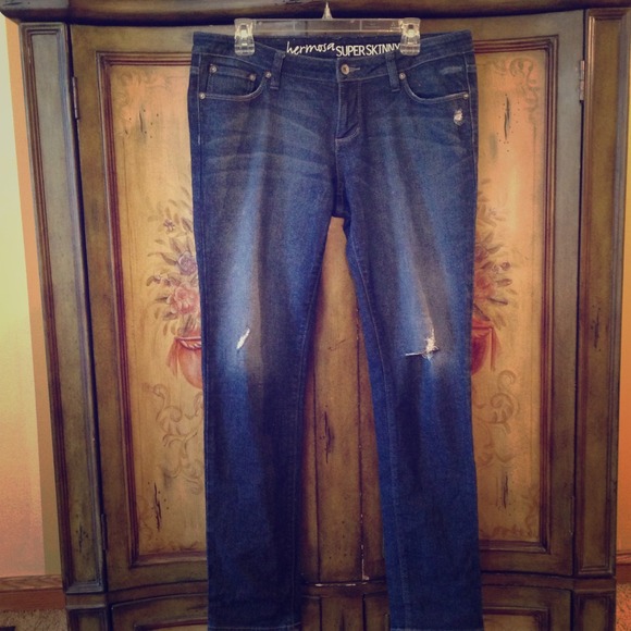 Heromsa distressed jeans skinny