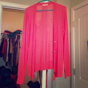 Pink cardigan from forever 21 size large