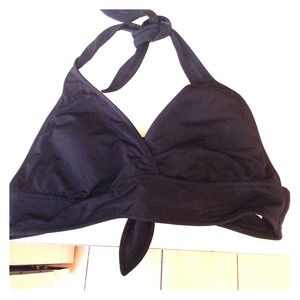Navy bathing suit top