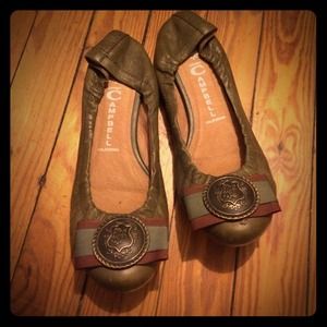 Jeffrey Campbell army green flats