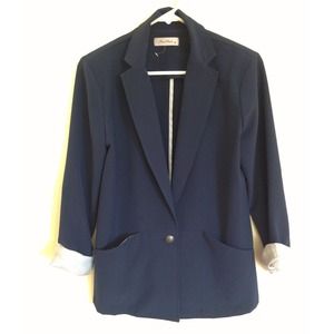 SOLD Navy boyfriend blazer