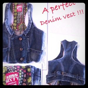 Miss Sixty denim vest
