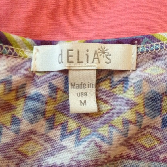 Delia's Aztec print tank - Picture 3 of 3