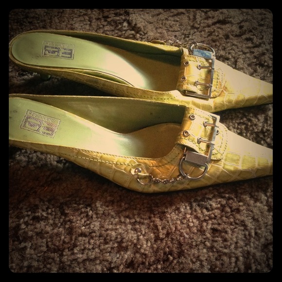 Lime green heels