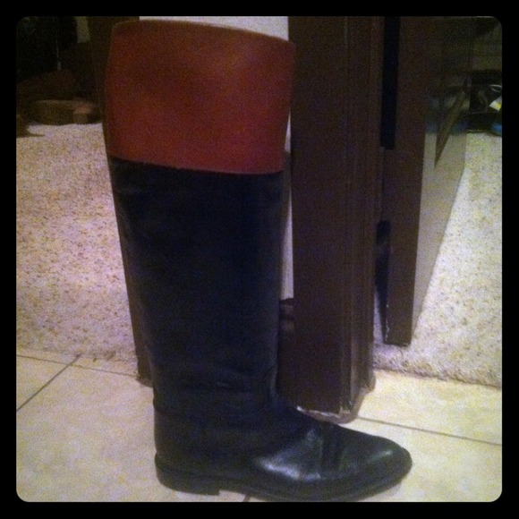 Italian leather Equestrian boots