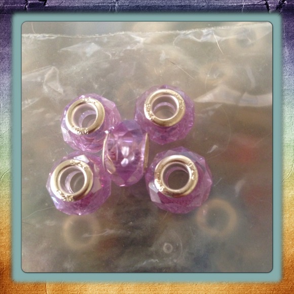 Pandora like glass beads 925 core