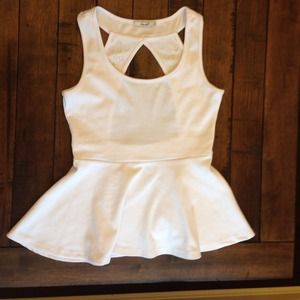 Peplum tank