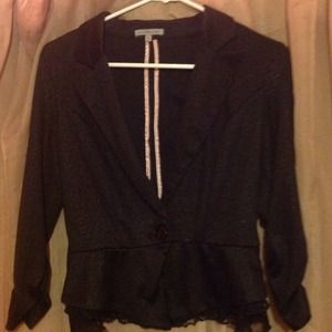 Charolette russe leopard print blazer