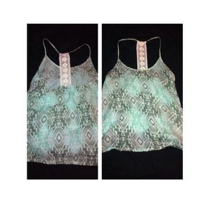 Tank top with knit back 😊