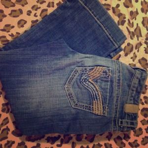 Maurice's denim capris