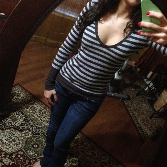 Striped Abercrombie & Fitch sweater