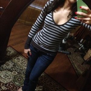 Striped Abercrombie & Fitch sweater