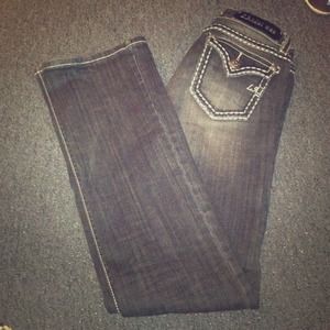 LA idol jeans size 3 inseam 34 boot cut