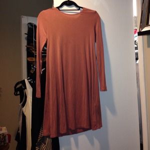 Mauve shift dress