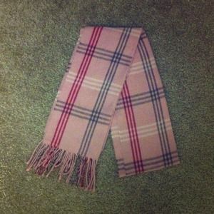 PINK RED WHITE BLACK SCARF