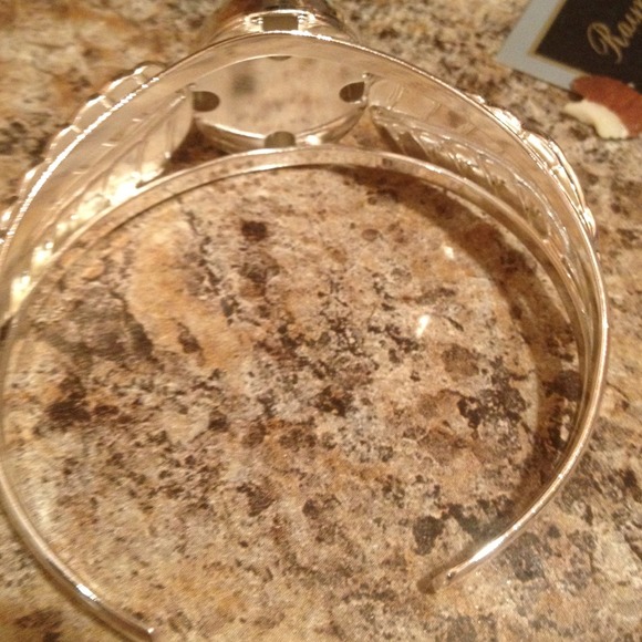 Silver bracelet with turquoise stone. HPππππ - Picture 3 of 4