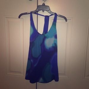 Express silk tank top