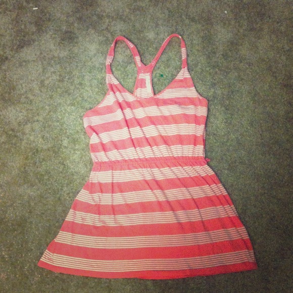 SALMON STRIPE TOP