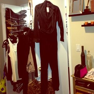 Black collard jumpsuit