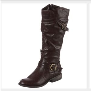 Brown Mid-calf Boots