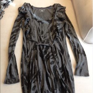 DKNY JEANS Zebra Print Dress