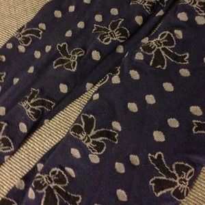 Polka Dot Tights with Bows