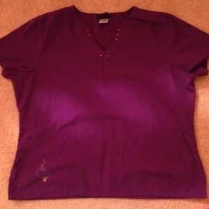 ♥️BUNDLED!♥️Baby Phat scrub top