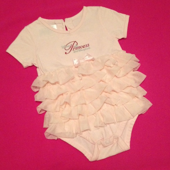 -SOLD-    Baby Girl Disney Ruffles Onsies