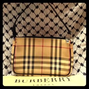 Authentic Burberry check purse