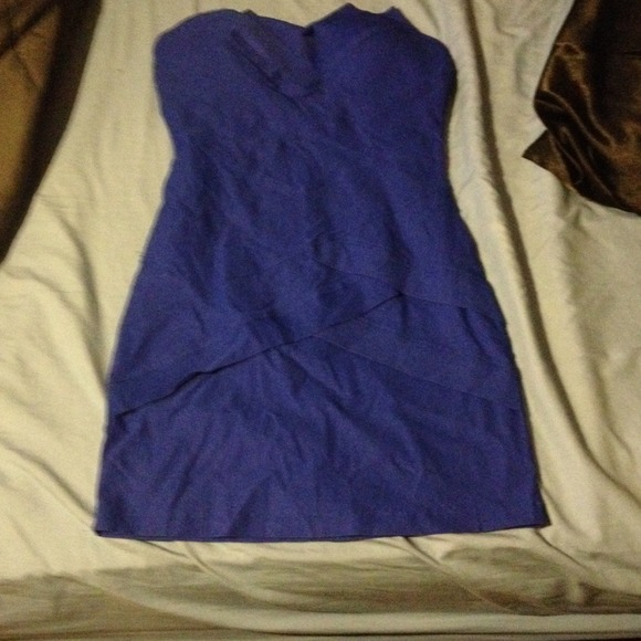 Blue cute short dress