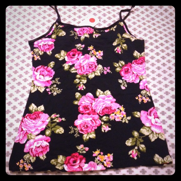 Flower tank top new