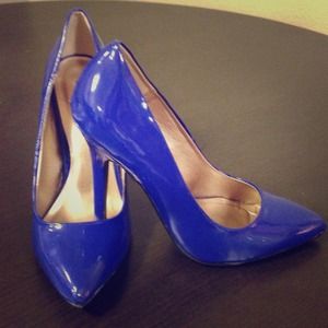 Cobalt blue heels