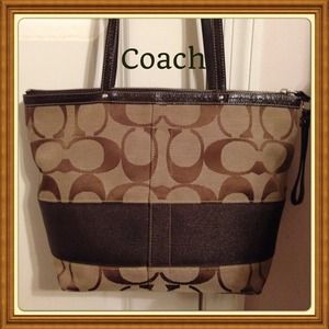 Authentic Brown Coach Bag