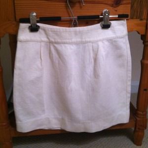 Cream colored Silence + Noise skirt