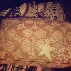 Authentic coach make up pouch