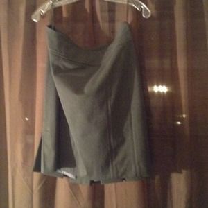 Express dark gray work skirt