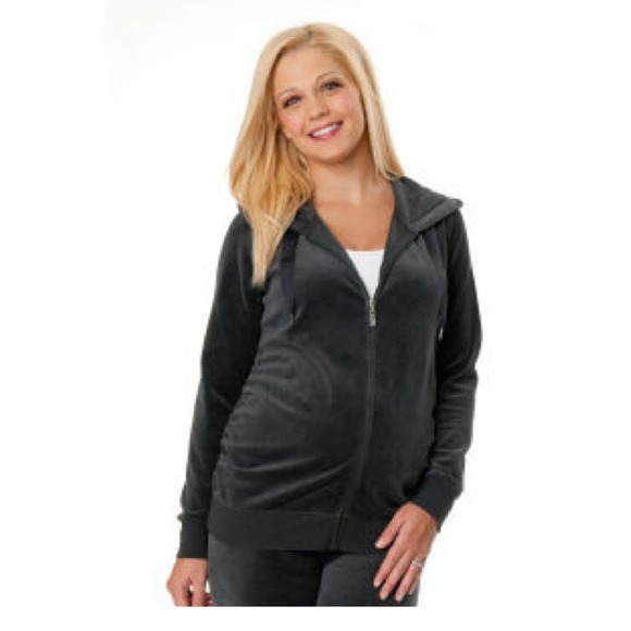 Motherhood Maternity Long Sleeve Velour Outfit