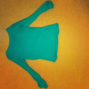 A long sleeve shirt blue sooooo cute