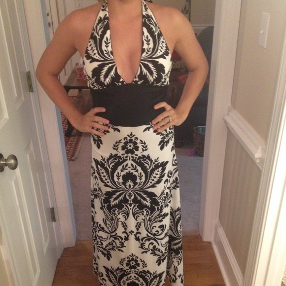 White House Black Market long cocktail dress