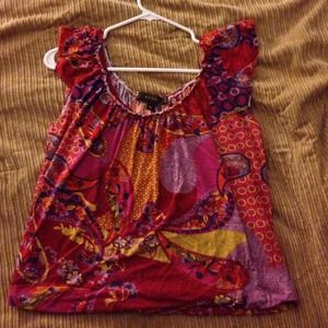 Red tops with lining, very comfortable