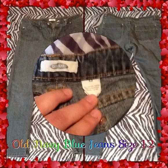 Old Navy Pants - Old Navy Blue Jeans Size 12