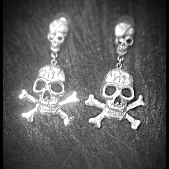 El Dia De Los Muertos Skull Earrings