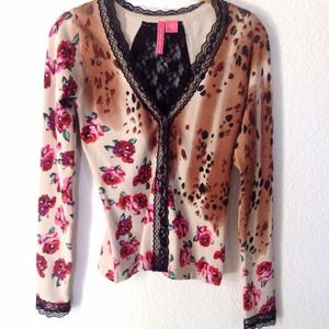Rey cool Multi print cardigan