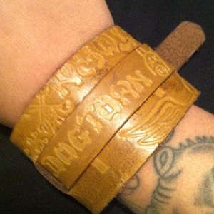 DogTown leather cuff/bracelet