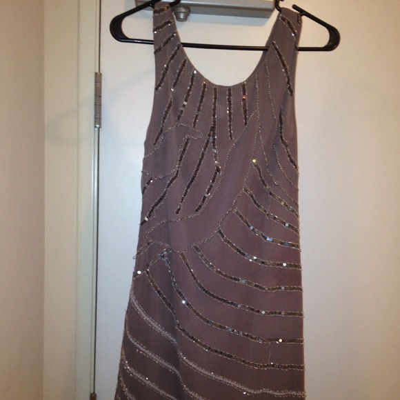 Greylin Sparkly Gray Dress