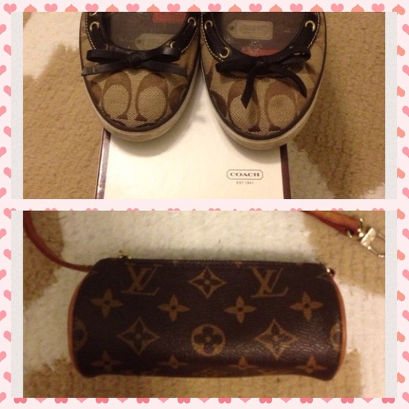 ⭐️⭐️LV Pouch and Coach Flats bundle⭐️⭐️