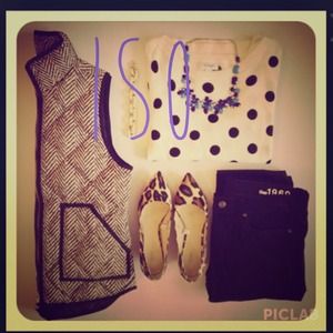 •ISO• a J.Crew Herringbone Vest