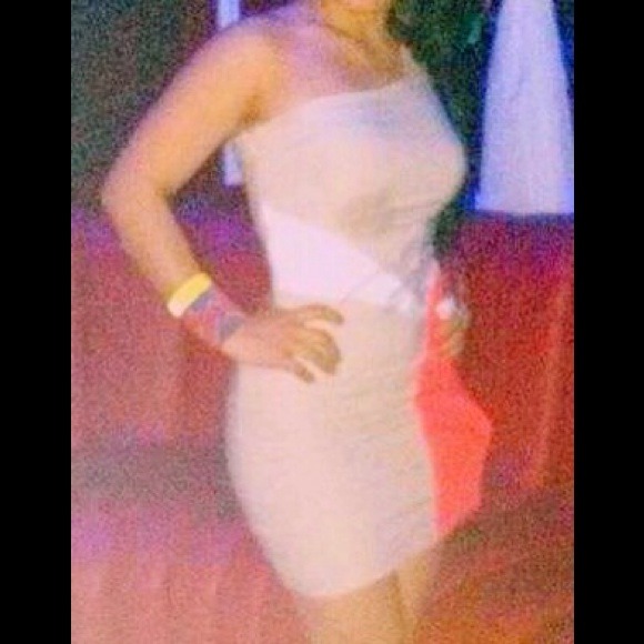 Tri-color dress